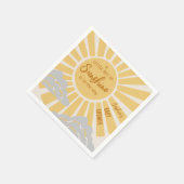Boho Sunshine Baby Shower Napkins Serviette (Ecke)