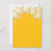 Boho Sunshine Balloons Abschluss Danke, Card Dankeskarte (Rückseite)