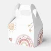 Boho Sunshine Birthday Party Geschenkschachtel (Rückseite)