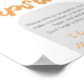 Boho sunshine Birthday Time Kapsel Poster (Ecke)