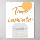 Boho sunshine Birthday Time Kapsel Poster (Vorne)