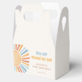 Boho Sunshine Erster Ausflug rund um den Sonnenhun Geschenkschachtel (Geöffnet)