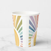 Boho Sunshine Geburtstagsfeier Pappbecher (Rechts)