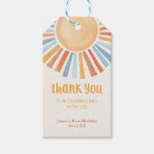 Boho Sunshine Geschenkanhänger (Vorderseite)