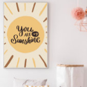 Boho Sunshine Kinderzimmer Wall Art Poster