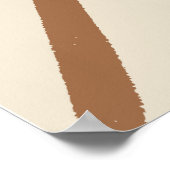 Boho Sunshine Kinderzimmer Wall Art Poster (Ecke)