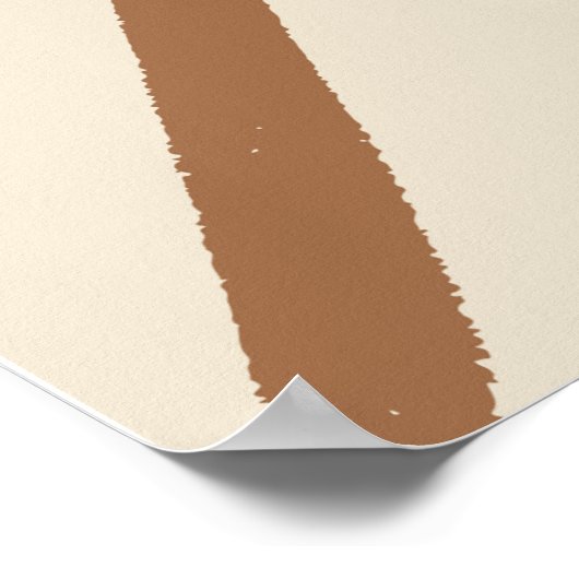 Boho Sunshine Kinderzimmer Wall Art Poster (Ecke)