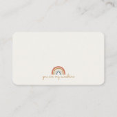 boho sunshine Platzkarte (Rückseite)