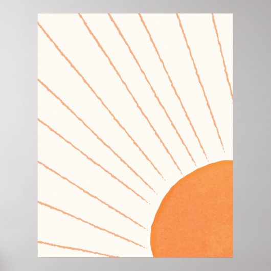 Boho Sunshine Poster (Vorne)