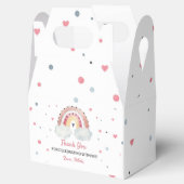 Boho Sunshine Rainbow Favor Box Birthday Party Geschenkschachtel (Geöffnet)