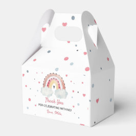 Boho Sunshine Rainbow Favor Box Birthday Party Geschenkschachtel