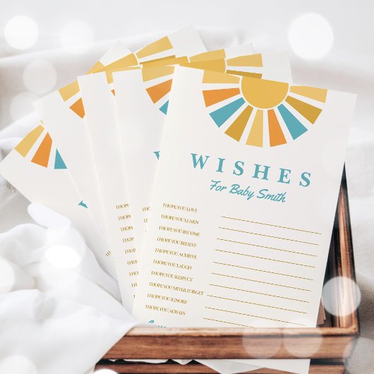 Boho Sunshine wünscht sich ein Baby-Showspiel