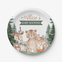 Boho Süße Waldgrün-Babyparty