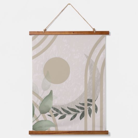 Boho Tapestries Collection Wandteppich Mit Holzrahmen (Vorderseite 3)