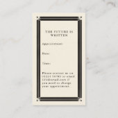 Boho Tarot Herzkarte Visitenkarte (Rückseite)