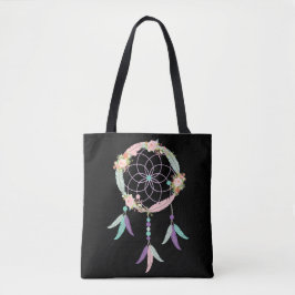 Boho Taschen-Tasche im Schwarzen mit Tasche