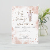 Boho-Taufe Einladung (Stehend Vorderseite)