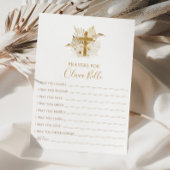 Boho Taufe Gebetskarte Gebete für Babykarte Einladungspostkarte