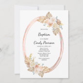 Boho-Taufveranstaltung Einladung (Vorderseite)