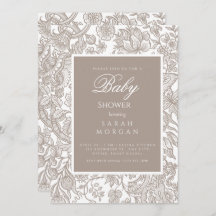 Boho Taupe Fall Line Wildblume