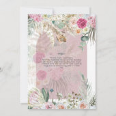 BOHO Tea Party Brautparty Pampas Grass (Rückseite)