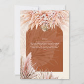 BOHO Tea Party Brautparty Pampas Grass (Rückseite)