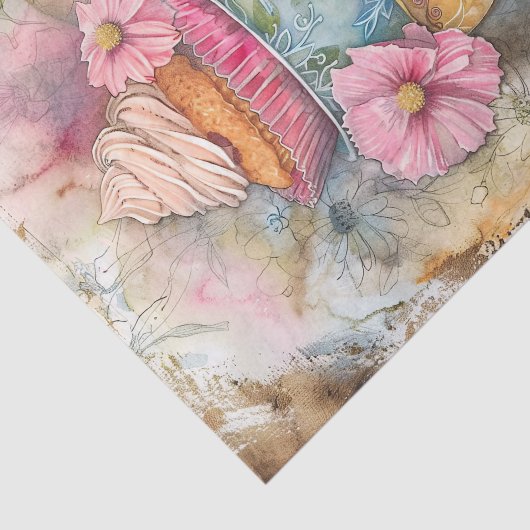 BOHO TEA PARTY DECOUPAGE TISSUPAPIER SEIDENPAPIER (Ausschnitt)