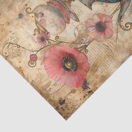 BOHO TEA PARTY DECOUPAGE TISSUPAPIER SEIDENPAPIER (Ausschnitt)