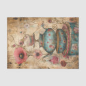 BOHO TEA PARTY DECOUPAGE TISSUPAPIER SEIDENPAPIER (Vorderseite)