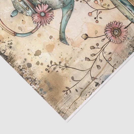 BOHO TEA PARTY DECOUPAGE TISSUPAPIER SEIDENPAPIER (Ausschnitt)