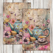 BOHO TEA PARTY DECOUPAGE TISSUPAPIER SEIDENPAPIER