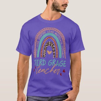 Boho Teach Liebe Inspirierte Leopar, Lehrer der dr T-Shirt