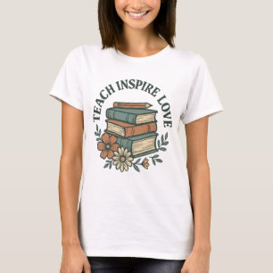 Boho Teacher Shirt - Lehre Inspiriert Liebe Vintag