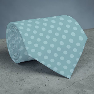 Boho Teal Mini Polka Dots Krawatte