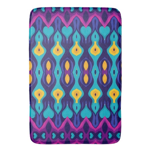 Boho Teardrop Tides Badematte (Vorderseite Vertikal)