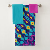 Boho Teardrop Tides Badhandtuch Set (Insitu)