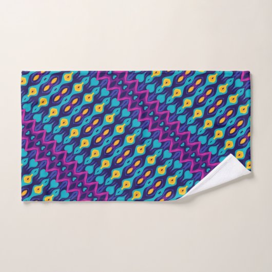 Boho Teardrop Tides Badhandtuch Set (Handtuch)