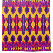 Boho Teardrop Tides Duschvorhang (Vorderseite)