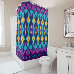 Boho Teardrop Tides Duschvorhang