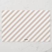 Boho tedbear baby Dusche Eltern Ratschläge Wünsche Briefpapier (Rückseite)