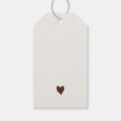 Boho Teddy Bear Air Balloon Sky Baby Dusche Geschenkanhänger (Rückseite)