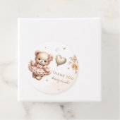 Boho Teddy bear baby Dusche danke Geschenkanhänger (Beispiel)