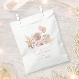 Boho Teddy Bear Baby Shower Decorations bevorzugen Geschenktütchen