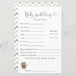 Boho Teddy Bear Baby Shower Predictions Ratschläge