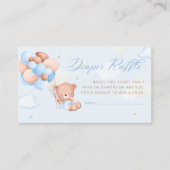 Boho Teddy Bear Balloon Baby Duwer Windpreispreisp Begleitkarte (Vorderseite)