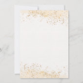 Boho Teddy Bear Girl Pink Bearly Wait Baby Dusche Einladung (Rückseite)