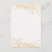 Boho Teddy Bear Green Baby Dusche Windelwanne Wind Begleitkarte (Rückseite)