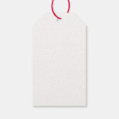 Boho Teddy Bear Kinderzimmer Babydusche Geschenkanhänger (Rückseite)