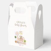 Boho Teddy Bear Kinderzimmer Babydusche Geschenkschachtel (Geöffnet)