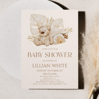 Boho Teddy Bear Kinderzimmer Floral Blätter Baby S